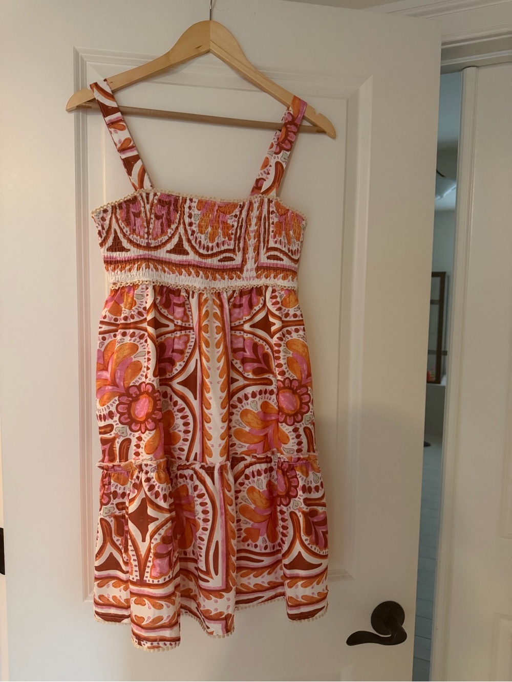 Women’s Pink & Orange Floral Sundress